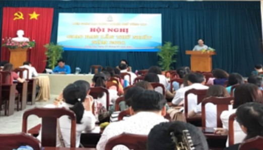 Quang cảnh hội nghị. Ảnh: LĐLĐ tỉnh Bà Rịa - Vũng Tàu