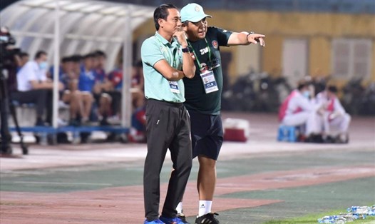 Huấn luyện viên Phùng Thanh Phương hài lòng với tinh thần thi đấu của Sài Gòn. Ảnh: Minh Hiếu