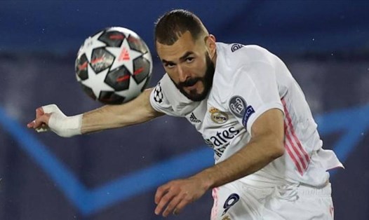 Real Madrid đang phụ thuộc hoàn toàn vào khả năng ghi bàn của Karim Benzema. Ảnh: UEFA