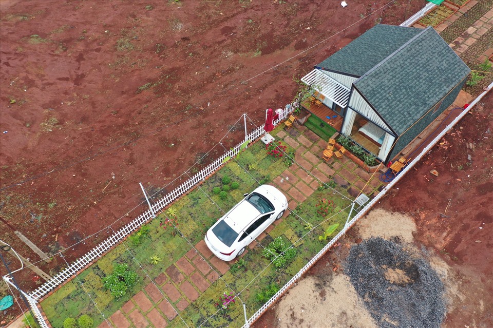 Mẫu biệt thự di động được làm trong thời gian ngắn, hứa hẹn hấp dẫn nhà đầu tư. Ảnh TT