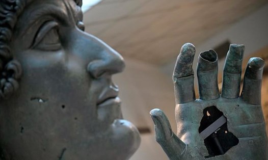 Tượng hoàng đế La Mã Constantine Đại đế tại bảo tàng Capitoline ở Rome, Italia. Ảnh: the Capitoline Museums