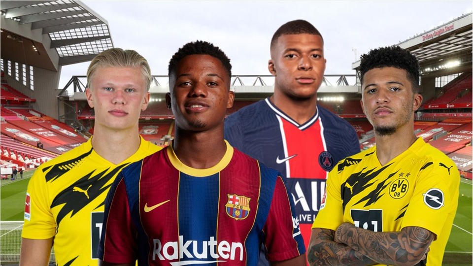 Erling Haaland, Ansu Fati, Kylian Mbappe, Jadon Sancho là 4 trong số những tài năng trẻ rất "hot" trện thị trường chuyển nhượng. Ảnh: Marca