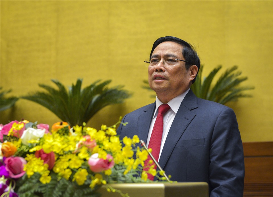 Ông Phạm Minh Chính được đề cử để Quốc hội bầu Thủ tướng Chính phủ. Ảnh: Phạm Đông