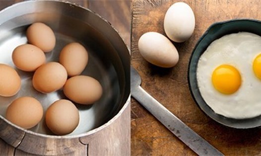 Đập vỡ một quả trứng, ngửi nó và kiểm tra sự đổi màu là phương pháp xác định độ tươi chính xác nhất của một quả trứng. Ảnh Phương Linh
