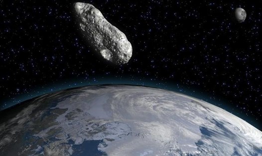 Ảnh minh họa tiểu hành tinh đang lao về phía trái đất. Ảnh: AFP/Getty.