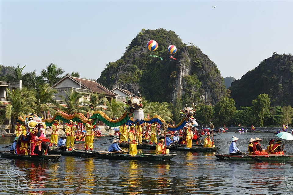 Ninh Bình tổ chức khai mạc Năm Du lịch quốc gia với lễ hội Hoa Lư. Ảnh: Tổng cục Du lịch