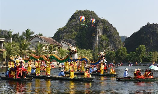 Ninh Bình tổ chức khai mạc Năm Du lịch quốc gia với lễ hội Hoa Lư. Ảnh: Tổng cục Du lịch