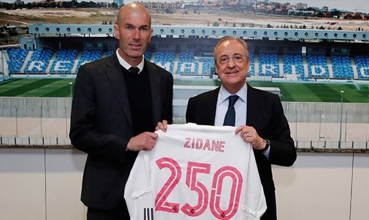 Nếu Florentino Perez không giữ được ghế Chủ tịch, Zinedine Zidane cũng sẽ kết thúc công việc tại sân Bernabeu. Ảnh: Real Madrid