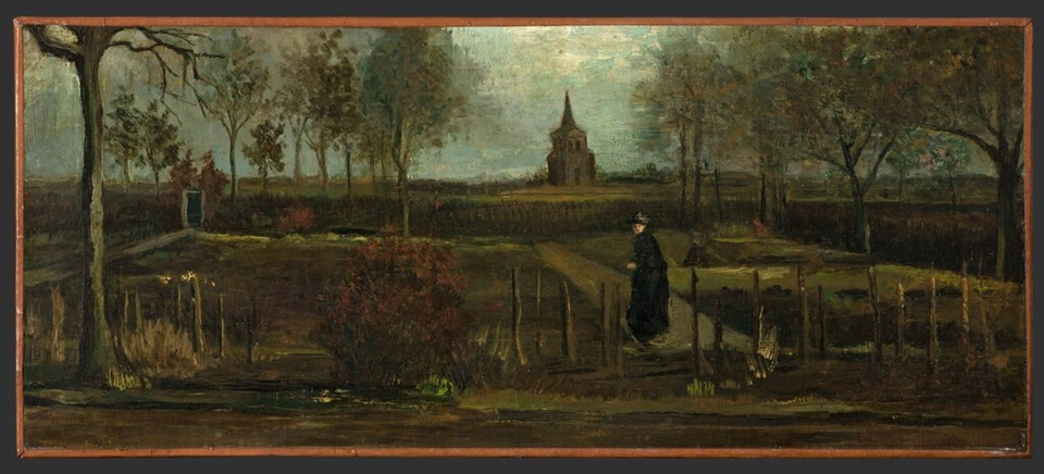 Bức tranh Parsonage Garden at Nuenen in Spring bị đánh cắp của danh họa Van Gogh. Ảnh: Bảo tàng Groninger