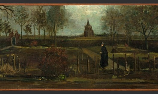 Bức tranh Parsonage Garden at Nuenen in Spring bị đánh cắp của danh họa Van Gogh. Ảnh: Bảo tàng Groninger