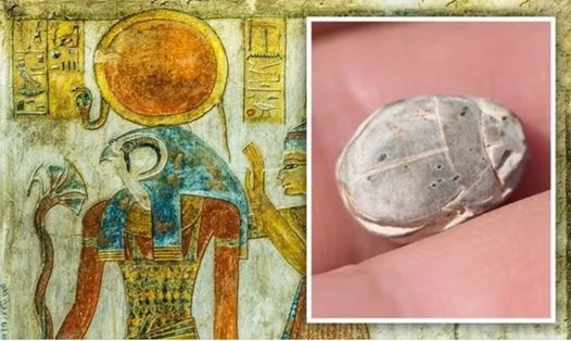 Chiếc bùa hộ mệnh của Ai Cập cổ đại được tìm thấy ở sa mạc Negev của Israel. Ảnh: Cơ quan quản lý cổ vật Israel.