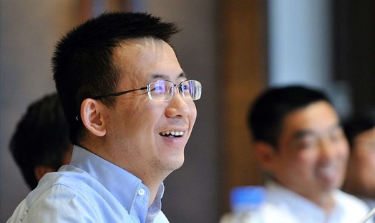 Người sáng lập TikTok Zhang Yiming là tỉ phú giàu nhất Bắc Kinh với tài sản 35,6 tỉ USD. Ảnh: VCG/Xinhua