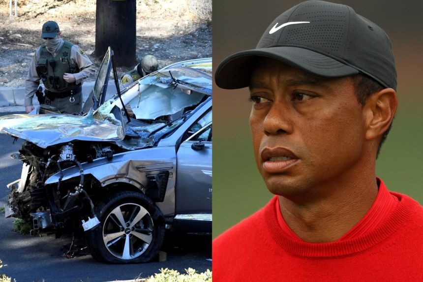 Tiết lộ nguy&ecirc;n nh&acirc;n tai nạn xe hơi của huyền thoại golf Tiger Woods