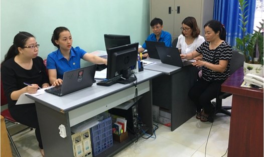 Công đoàn Viên chức tỉnh Điện Biên tập huấn công tác phần mềm quản lý đoàn viên 
cho các CĐCS.