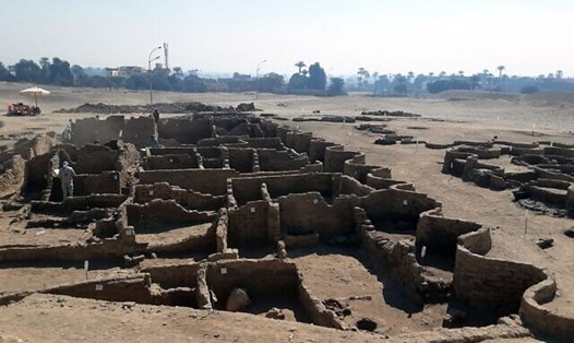 Thành phố 3.000 năm tuổi được phát hiện ở Luxor, miền nam Ai Cập. Ảnh: Tân Hoa Xã