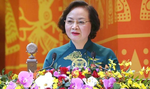 Bà Phạm Thị Thanh Trà, Bộ trưởng Bộ Nội vụ làm Phó Trưởng ban Thường trực Ban Chỉ đạo cải cách hành chính của Chính phủ. Ảnh: VGP