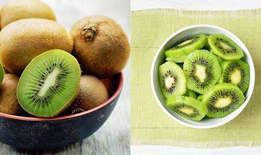 Một lợi ích khi ăn kiwi thường xuyên là tốt cho thị lực. Đồ hoạ: Linh Phương.