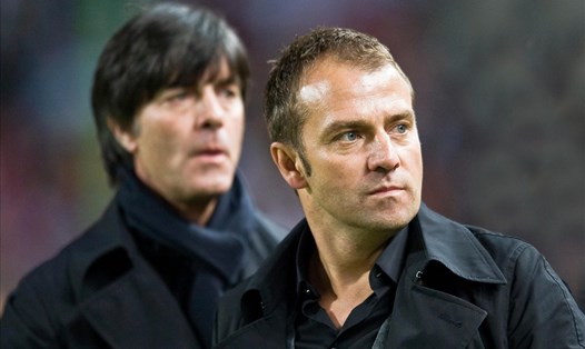Từ sau EURO 2020, Hansi Flick sẽ kế nhiệm Joachim Low dẫn dắt đội tuyển Đức. Ảnh: DFB