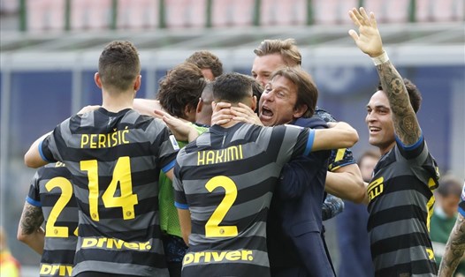 Inter Milan chính thức vô địch Serie A mùa giải 2020-21 hôm 2.5 vừa qua. Ảnh: Serie A