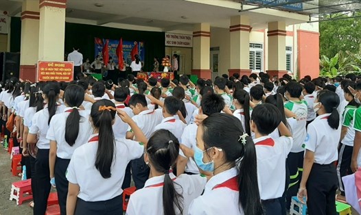 Học sinh ở Kiên Giang (từ lớp 1 đến 11) sẽ dừng đến trường từ 15.5.2021 để đảm bảo an toàn phòng dịch COVID-19. Ảnh: PV