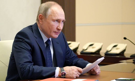 Tổng thống Nga Putin lập tức ban hành lệnh mới sau vụ xả súng trường học sáng ngày 11.5. Ảnh: Văn phòng Thông tin và Báo chí Tổng thống Nga