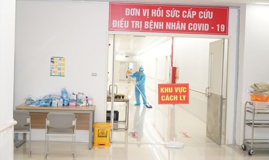 Bệnh viện Bạch Mai cơ sở 2 tiếp nhận điều trị bệnh nhân COVID-19. Ảnh: Thế Anh