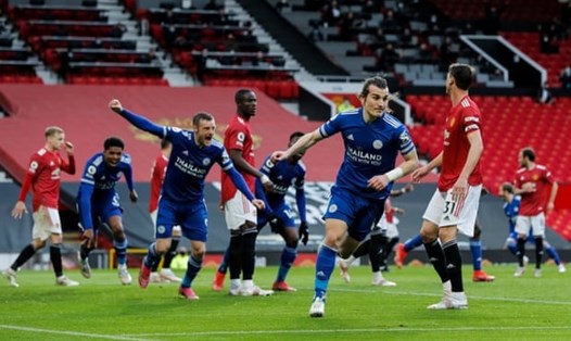 Man United thất bại trước Leicester trong trận cầu thủ tục. Ảnh: AFP.