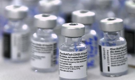 Vaccine COVID-19 của Pfizer đã được FDA phê duyệt sử dụng khẩn cấp cho trẻ em độ tuổi 12-15. Ảnh: AFP