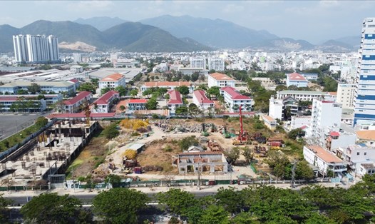 Dự án 28E Trần Phú chiếm diện tích khá lớn. Ảnh: Đ.N