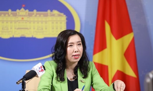 Người phát ngôn Bộ Ngoại giao Việt Nam Lê Thị Thu Hằng. Ảnh: BNG