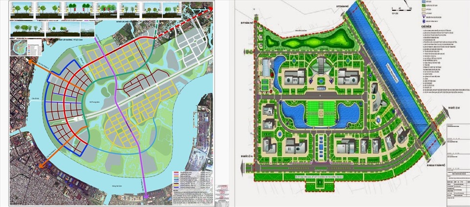 Quy hoạch chi tiết tỷ lệ 1500 khu đô thị Bắc Đầm Vạc