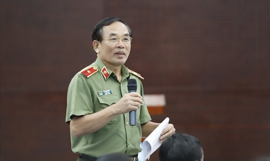 Thiếu tướng Vũ Xuân Viên - Giám đốc Công an TP.Đà Nẵng. Ảnh: Hữu Long