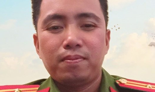 Nguyên thiếu tá Trịnh Văn Khoa - người dũng cảm tố cáo sai phạm tại Công an quận Đồ Sơn, Hải Phòng. Ảnh NVCC