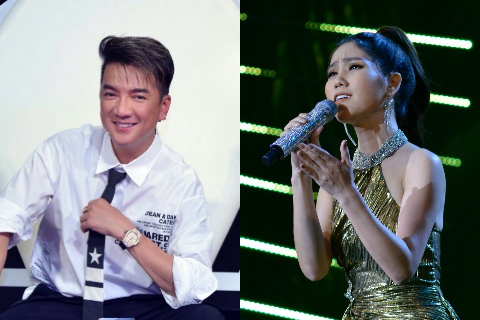 Đàm Vĩnh Hưng khuyên "bản sao Lệ Quyên" nên tìm ra điểm riêng biệt cho bản thân để được khán giả đón nhận. Ảnh: CTCC. Đàm Vĩnh Hưng khuyên "bản sao Lệ Quyên" nên tìm ra điểm riêng biệt cho bản thân để được khán giả đón nhận. Ảnh: CTCC.