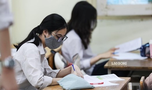 Học sinh tham dự Kỳ thi vào lớp 10 ở Hà Nội năm nay sẽ phải làm 4 bài thi như kế hoạch của UBND TP.Hà Nội đã công bố trước đó. Ảnh minh họa: Sơn Tùng