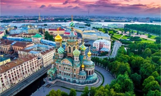 Thành phố St Petersburg, Nga. Ảnh: AFP