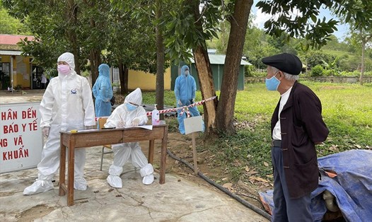 Huyện Nậm Pồ, tỉnh Điện Biên đã kích hoạt 5 khu cách ly tập trung tại các trường học để cách ly các trường hợp F1 của các bệnh nhân COVID-19. Ảnh: Văn Thành Chương