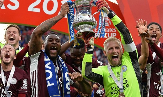 Leicester City lần đầu tiên vô địch FA Cup. Ảnh: AFP