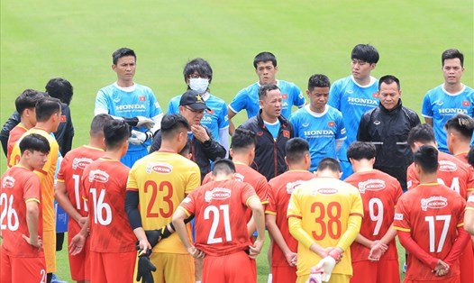 Đội tuyển Việt Nam đang tập trung với 37 cầu thủ. Ảnh: Hoài Thu