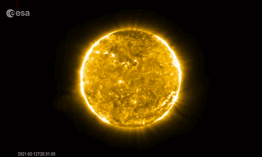 Mặt trời phun trào nhật hoa dữ dội. Nguồn: Cơ quan vũ trụ Châu Âu.