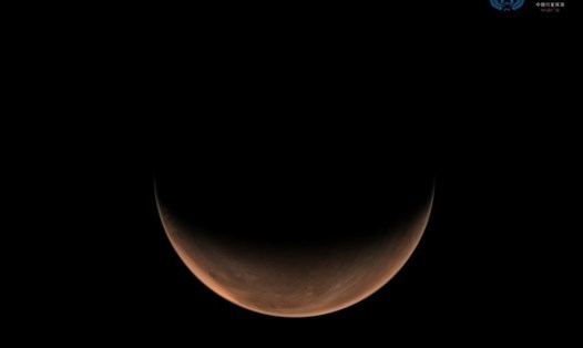 Thiên Vấn 1 chụp ảnh Sao Hoả ngày 16.3.2021. Ảnh: CNSA/Xinhua