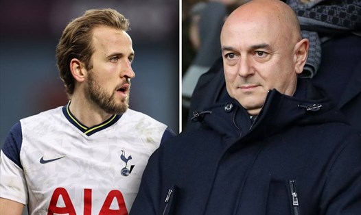 Harry Kane đã thông báo quyết định chia tay Tottenham nhưng Chủ tịch Daniel Levy sẽ không để anh đi một cách dễ dàng. Ảnh: AFP