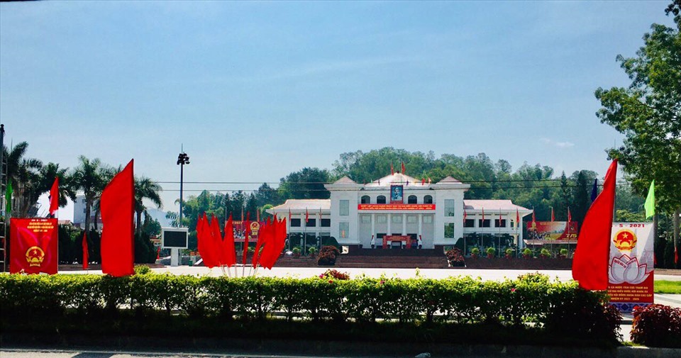 Điện Biên: Đẩy mạnh tuyên truyền bầu cử đại biểu Quốc hội khóa XV và đại biểu HĐND các cấp. Ảnh: Trần Nga