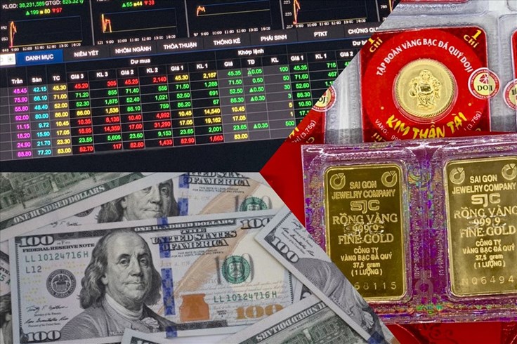Thị trường 24h: Giá vàng tiếp tục tăng mạnh, đồng USD suy yếu