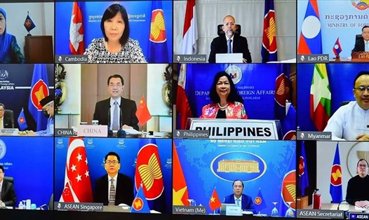 Cuộc họp Tham vấn Quan chức cao cấp ASEAN-Trung Quốc lần thứ 27. Ảnh: BNG