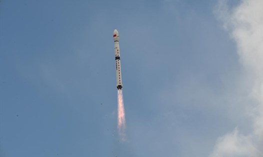Trung Quốc phóng thành công vệ tinh giám sát biển ngày 19.5. Ảnh: Tân Hoa Xã