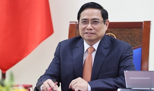 Thủ tướng Chính phủ Phạm Minh Chính sẽ tham dự Hội nghị quốc tế về “Tương lai Châu Á” lần thứ 26 do Tập đoàn Nikkei (Nhật Bản) tổ chức theo hình thức trực tuyến từ ngày 20-21.5. Ảnh: TTXVN