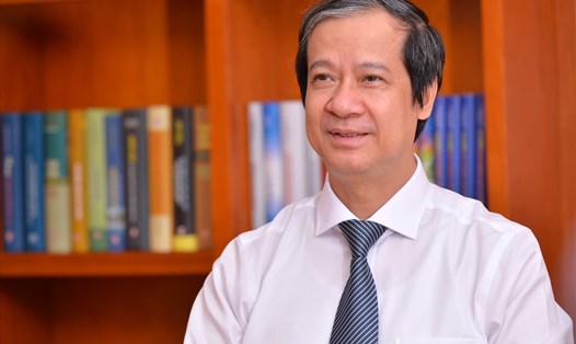 Bộ trưởng Nguyễn Kim Sơn cho biết sẽ hành động vì một nền giáo dục thực chất.   Ảnh: Thế Đại
