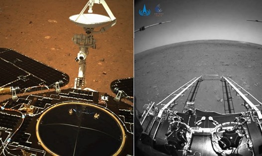 NASA chúc mừng các hoạt động của tàu thăm dò sao Hỏa của Trung Quốc gần đây. Ảnh: Tân Hoa Xã.