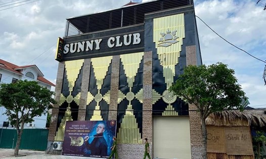 Quán bar Sunny tại Vĩnh Phúc đã bị dừng hoạt động. Ảnh: Bộ Y tế cung cấp